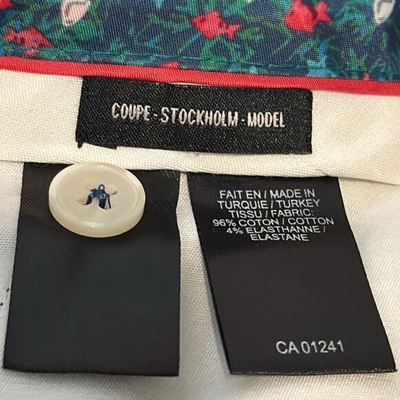 LE 31 Men’s Blue Dress Pant 33 x 36L Straight Pockets SIMONS - Picture 5 of 9